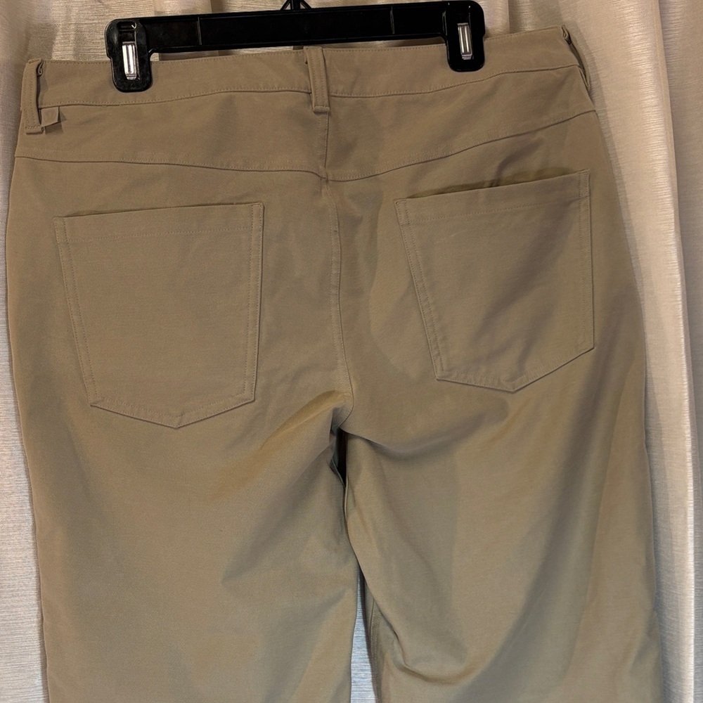 Lululemon ABC Slim Fit Pant Warpstreme Grey Sage 34x26 Custom Hem - Picture 5 of 11